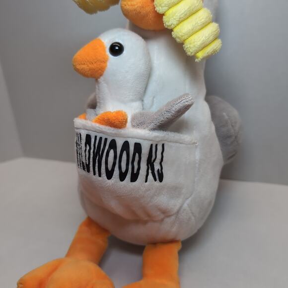 Seagull With French Fry Wildwood NJ With Baby Plush Toy - Picture 10 of 12